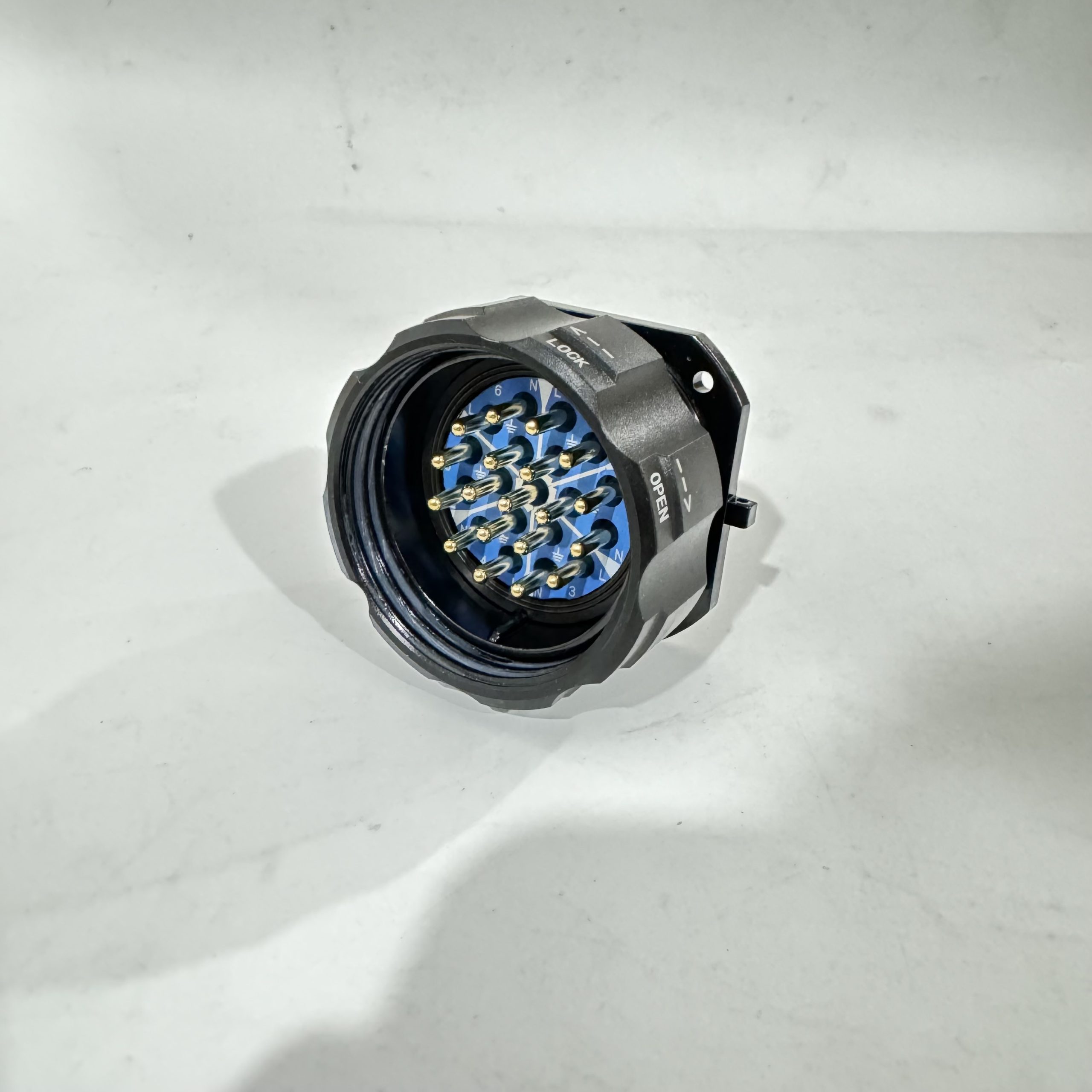 Socapex 19 Pin Chasis Male Receptacle